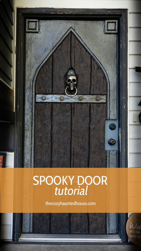 haunted door diy tutorial cozy haunted house
